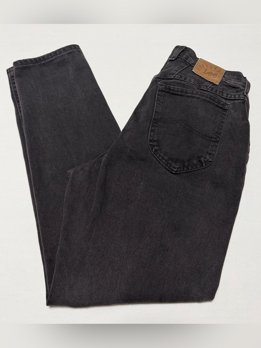 Vintage Lee Riveted Dark Brown Jeans